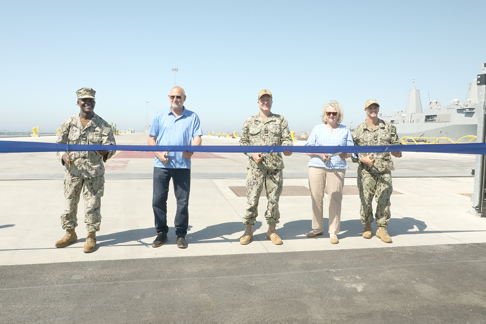 NAVFAC Southwest Completes New Pier at Naval Base San Diego gt Naval