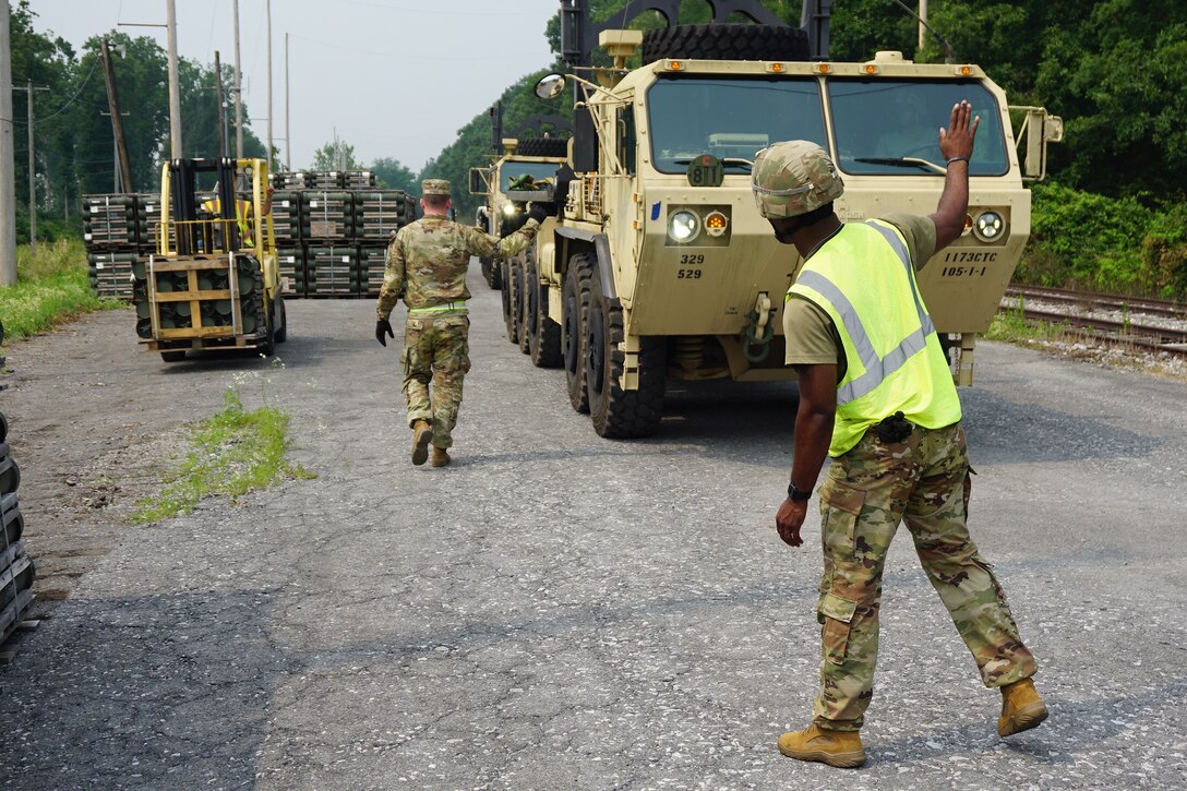 1173rd conducts real-world transportation mission in Pennsylvania