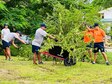 HÅGAT, Guam (Aug. 18, 2023) – More than 30 Sailors from B.A.P. Unión (BEV-161) assisted with cleanup efforts at Marcial Sablan Elementary School in Hågat, Aug. 18. The event was an opportunity for volunteers to assist with preparing the school for its first day of classes. During the clean-up, volunteers assisted by painting, clearing debris, and moving furniture and supplies.
