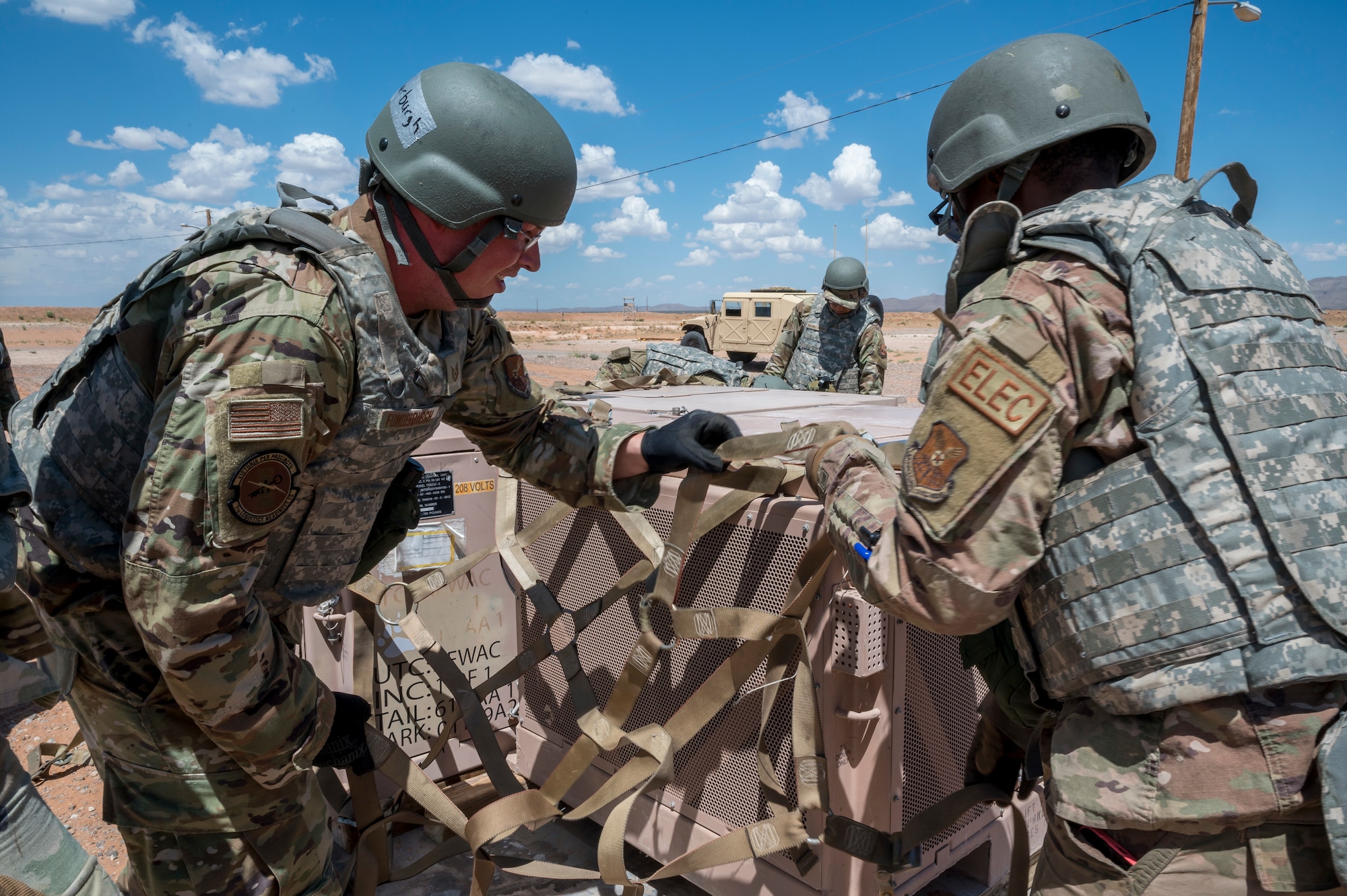 The CSTR initiative expands multi-functional training opportunities for installation and mission support Airmen to practice for future adaptive operations and agile combat employment in contested environments and austere locations. The sites will be equipped with high-demand training assets often not available at a unit’s home station. (U.S. Air Force photo by Malcolm McClendon).