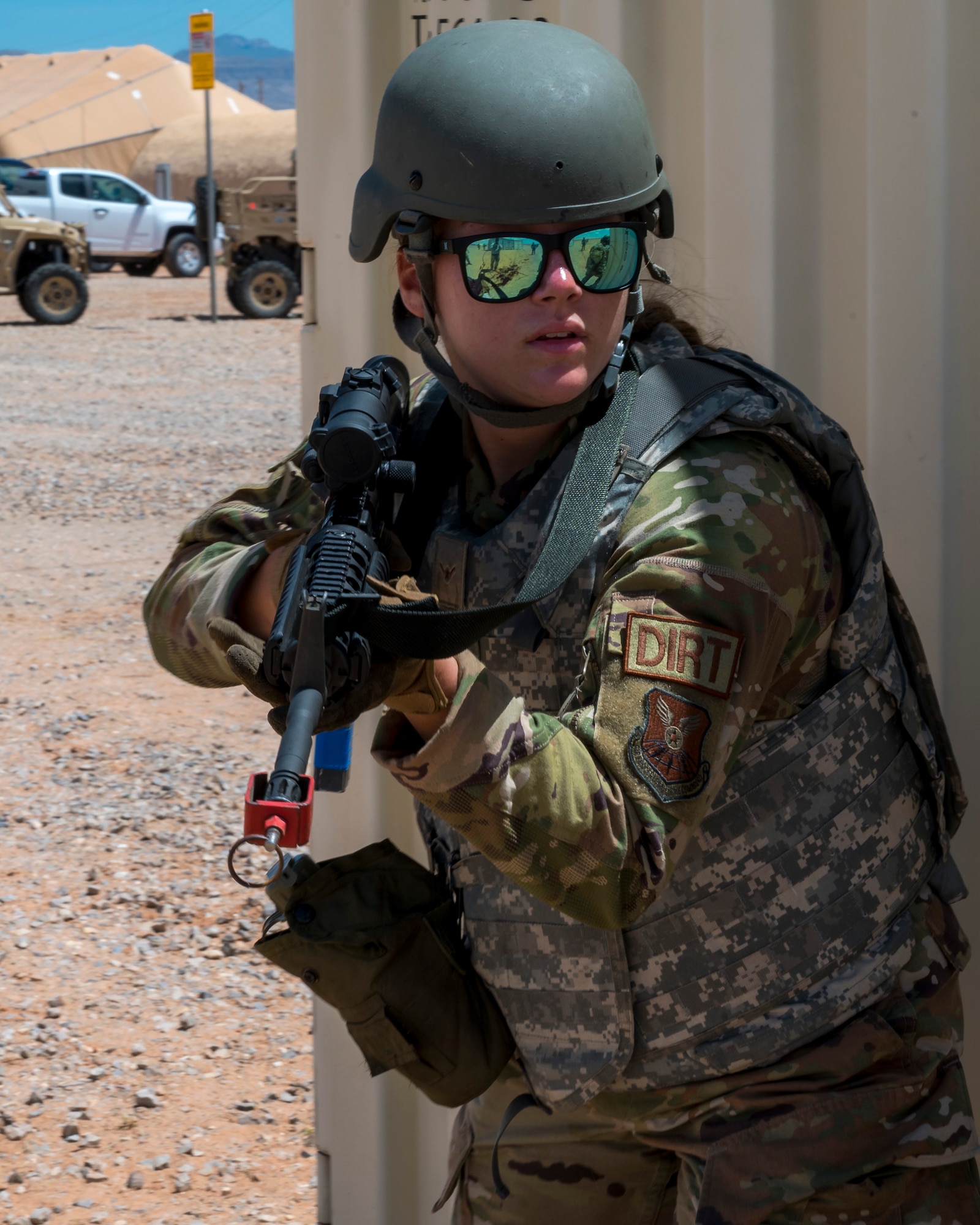 The CSTR initiative expands multi-functional training opportunities for installation and mission support Airmen to practice for future adaptive operations and agile combat employment in contested environments and austere locations. The sites will be equipped with high-demand training assets often not available at a unit’s home station. (U.S. Air Force photo by Malcolm McClendon).