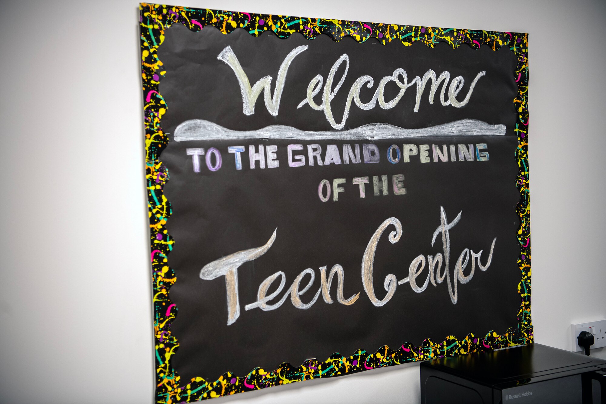 The RAF Alconbury Teen Center opens Aug. 18, 2023. The teen center was reestablished to provide youth on base an additional outlet for social interaction and entertainment. (U.S. Air Force photo by Staff Sgt. Eugene Oliver)