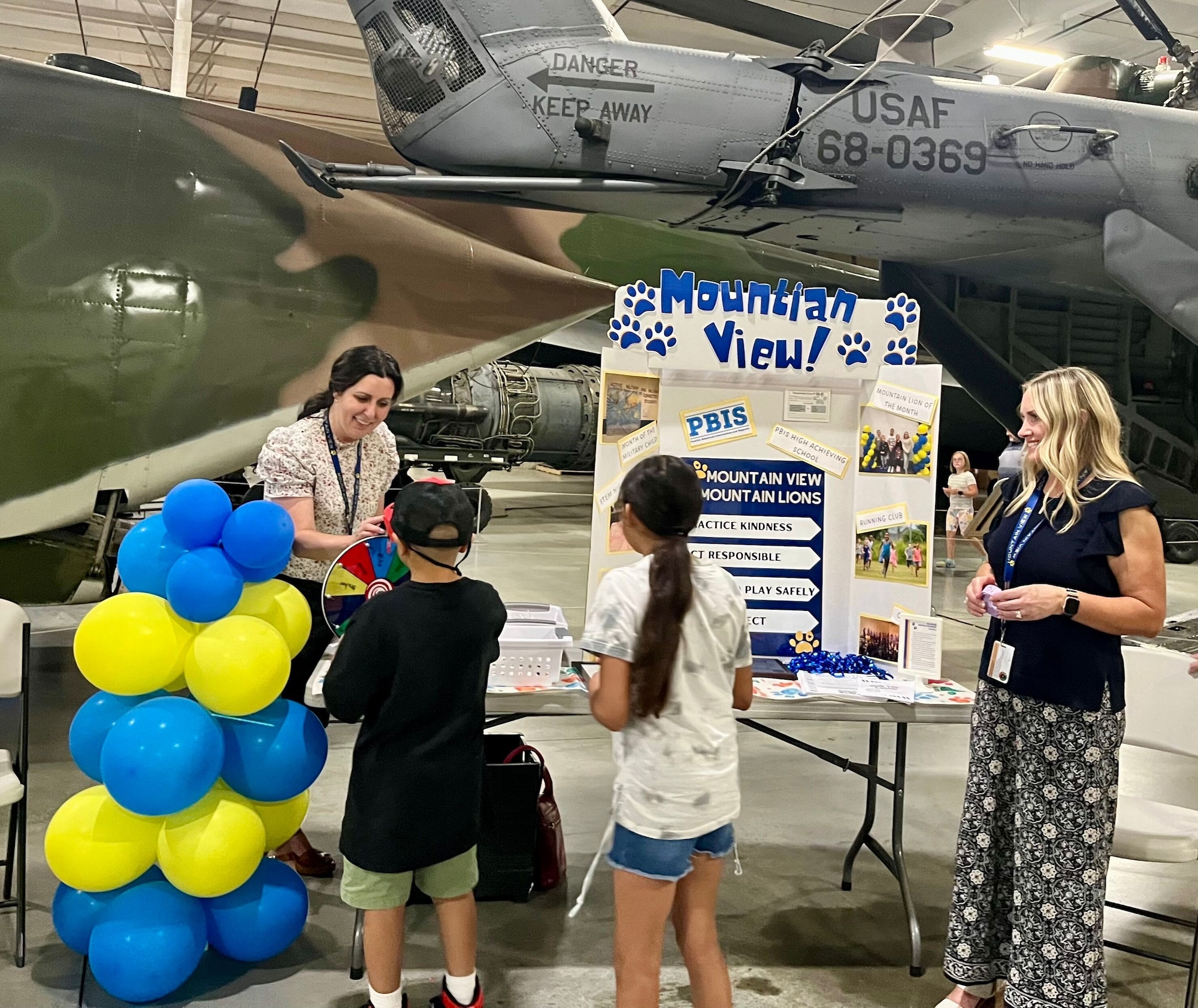 Hill Aerospace Museum and Davis County School District co-hosted an open house in an effort to educate community members on local military missions and connect families with Purple Star School representatives.