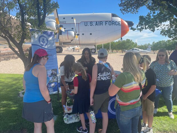 Hill Aerospace Museum and Davis County School District co-hosted an open house in an effort to educate community members on local military missions and connect families with Purple Star School representatives.