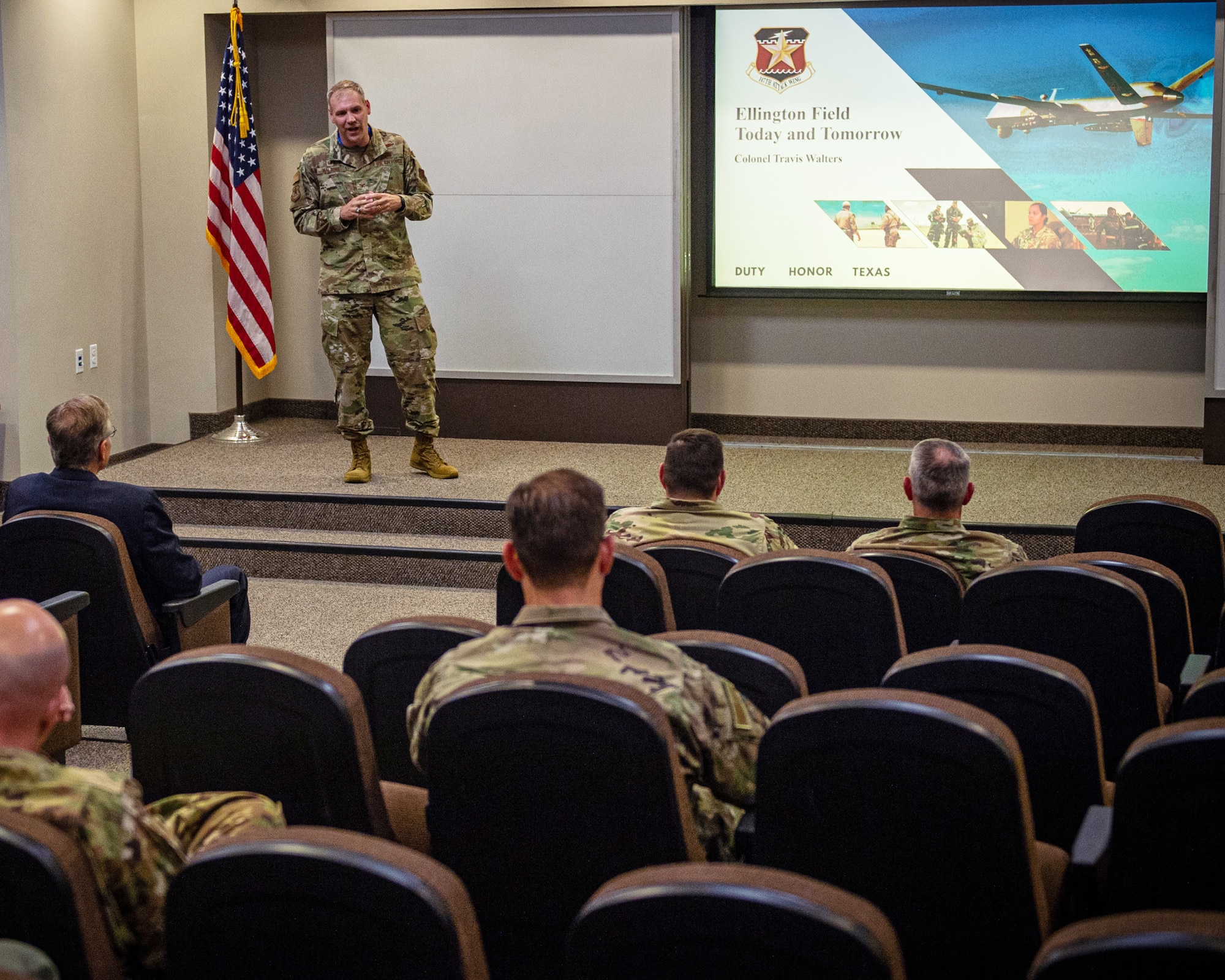 CSO visits Texas Air National Guardsmen