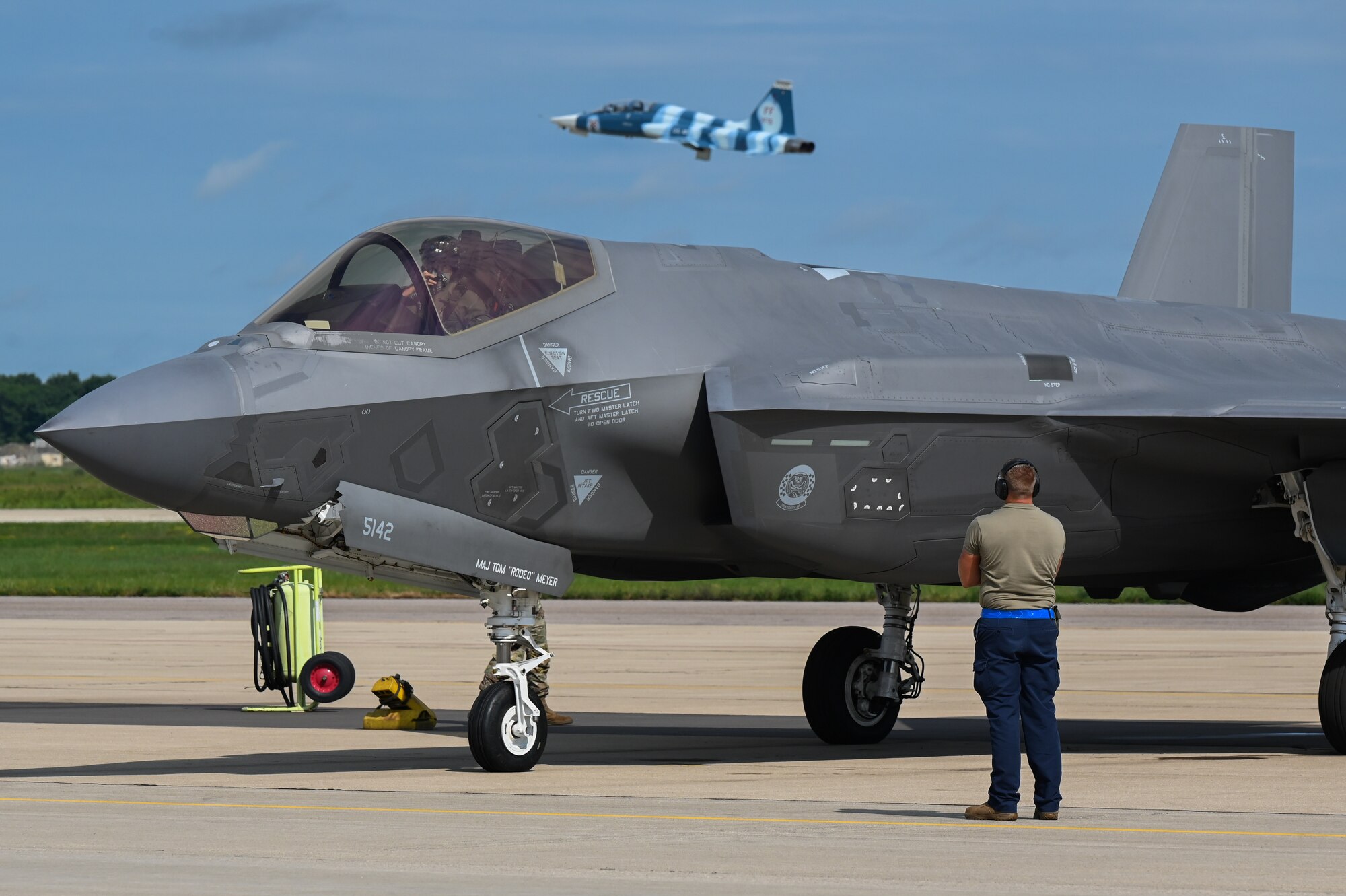 Northern Lightning gives multiple generations of aircraft the opportunity to integrate and train together.