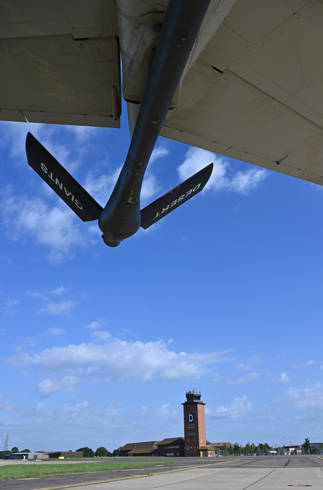 An Israeli Air Force refueling aircraft sits on a hardstand after stopping overnight at Royal Air Force Mildenhall, England, Aug. 16, 2023. Team Mildenhall provided support to the transiting aircraft and crew, helping strengthen international relations and cooperation between our allied nations. Having the ability to provide vital support to other nations’ aircraft shows the importance of our geographic location and the global reach we are able to provide at any time to our allies. (U.S. Air Force photo by Karen Abeyasekere)