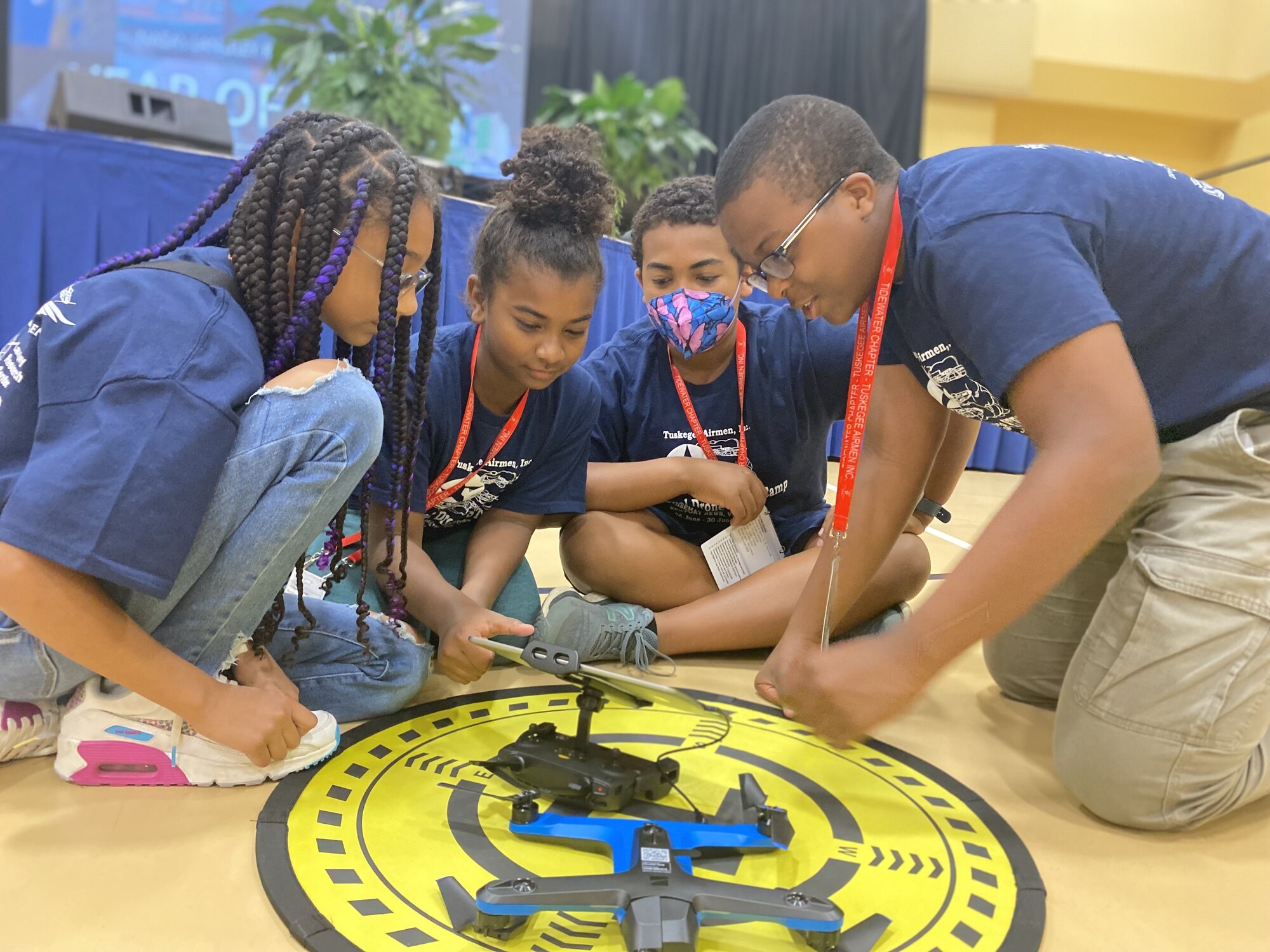 Participants at Tuskegee Airmen: Tidewater Chapter Inc. organization hosted 2023 Drone Summer Camp.