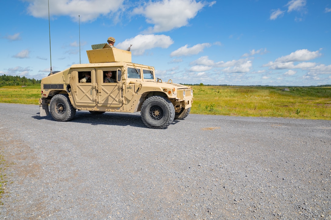 143rd MP Company conducts Vehicle Gunnery during Annual Training at Fort Drum