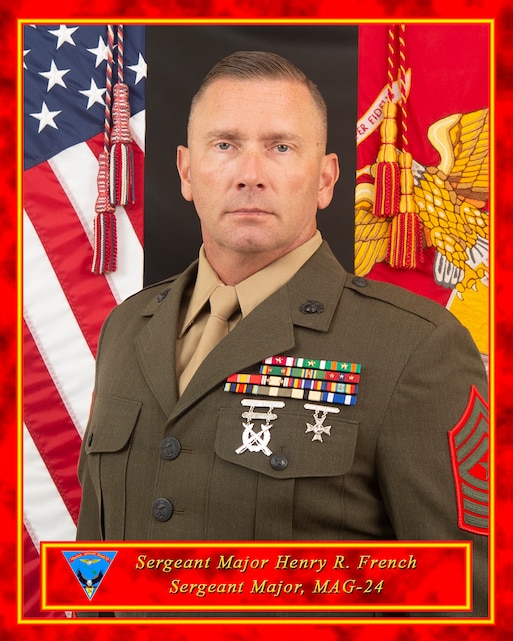 Sergeant Major Henry R. French > 1st Marine Aircraft Wing > Biography