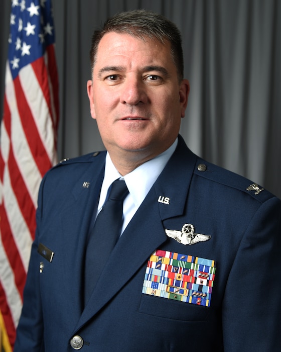 Colonel Glenn King poses for official on Berry Field Air National Guard Base, Aug. 24, 2023.