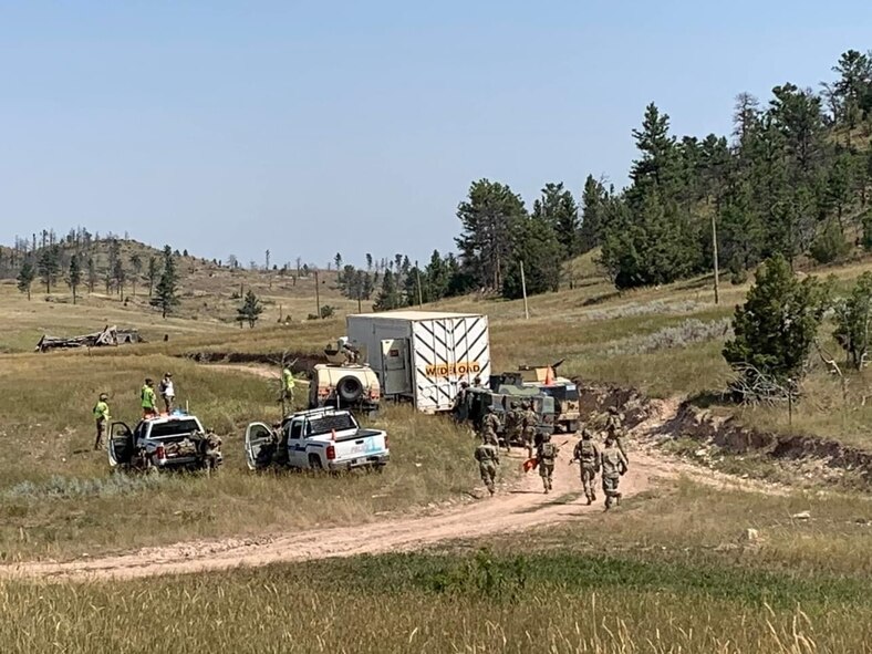 Members from Minot’s convoy response force participated in the Advanced Recapture Recovery Operational Warfighter assessment at Camp Guernsey, WY on Aug. 14th, 2023. During the event, they conducted five exercises used to provide commanders an accurate portrayal of the Minot AFB convoy team’s capability to secure and move assets.