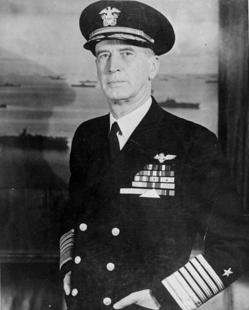 Official photograph of World War II Chief of Naval Operations, Admiral Ernest King. (U.S. Navy photo, courtesy Naval History and Heritage Command, Washington, D.C.)