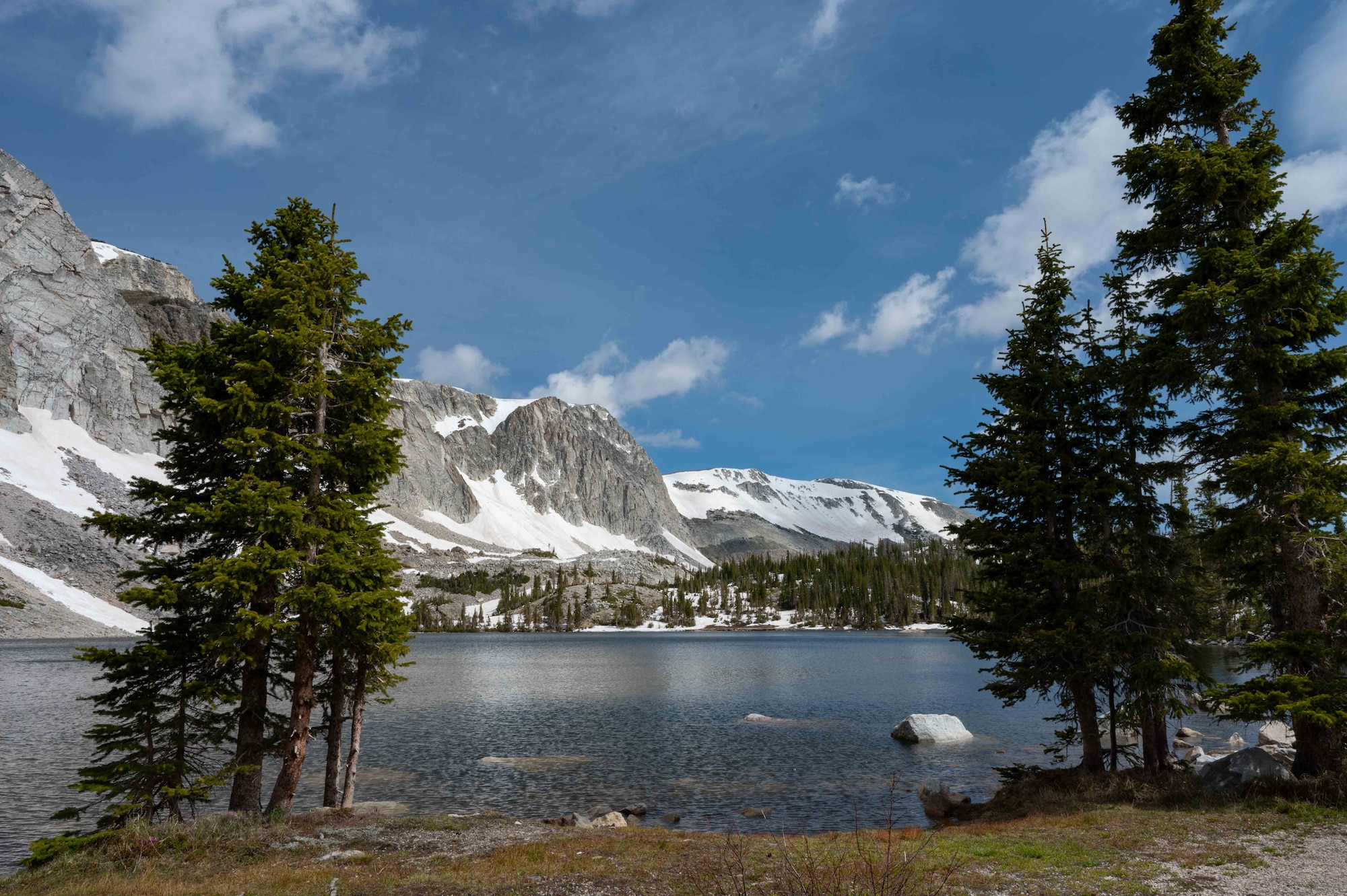 Lake Marie in the Snowy Mountain Range.