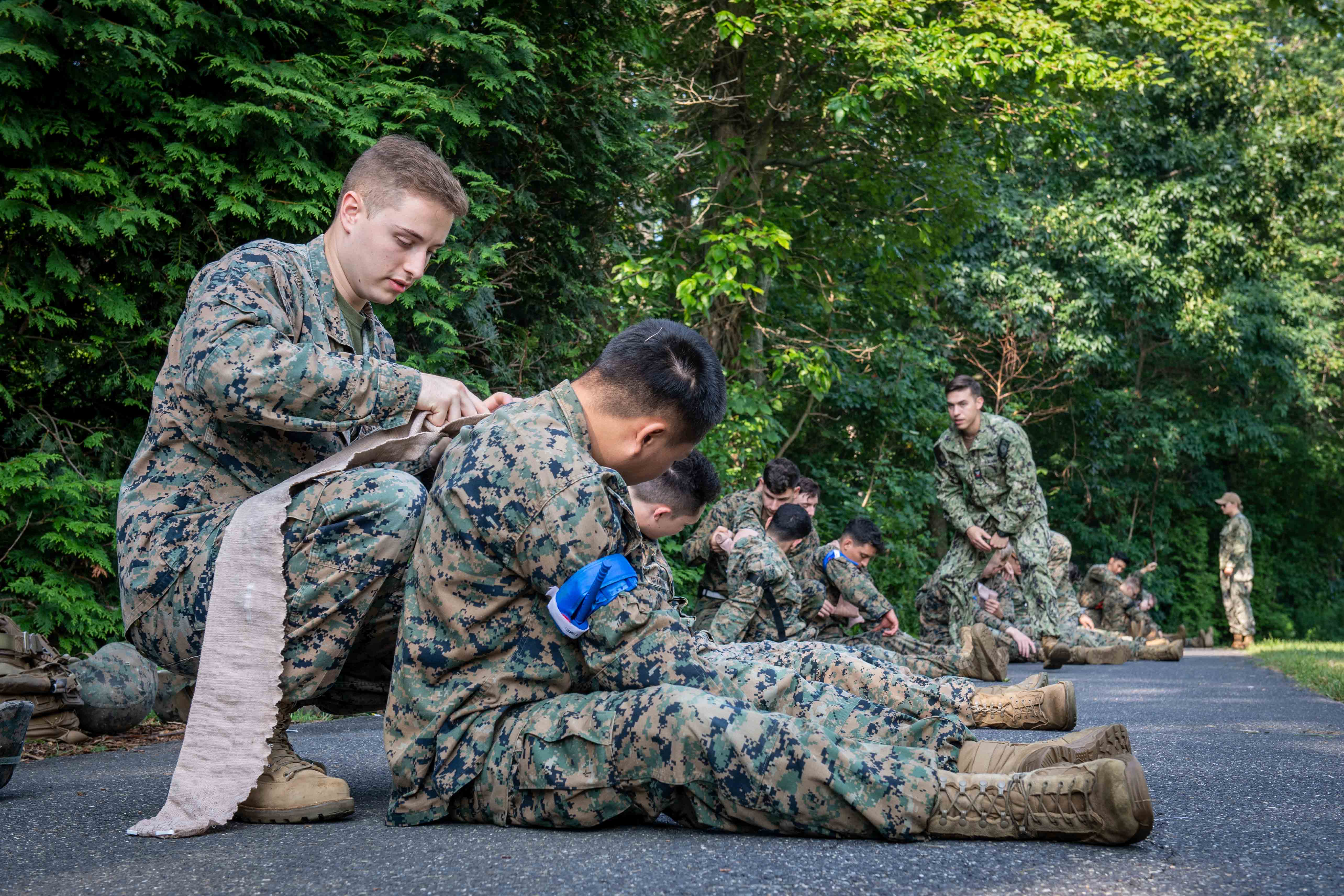 Camp David Marines Learn Lifesaving Skills > Navy Medicine > News Article