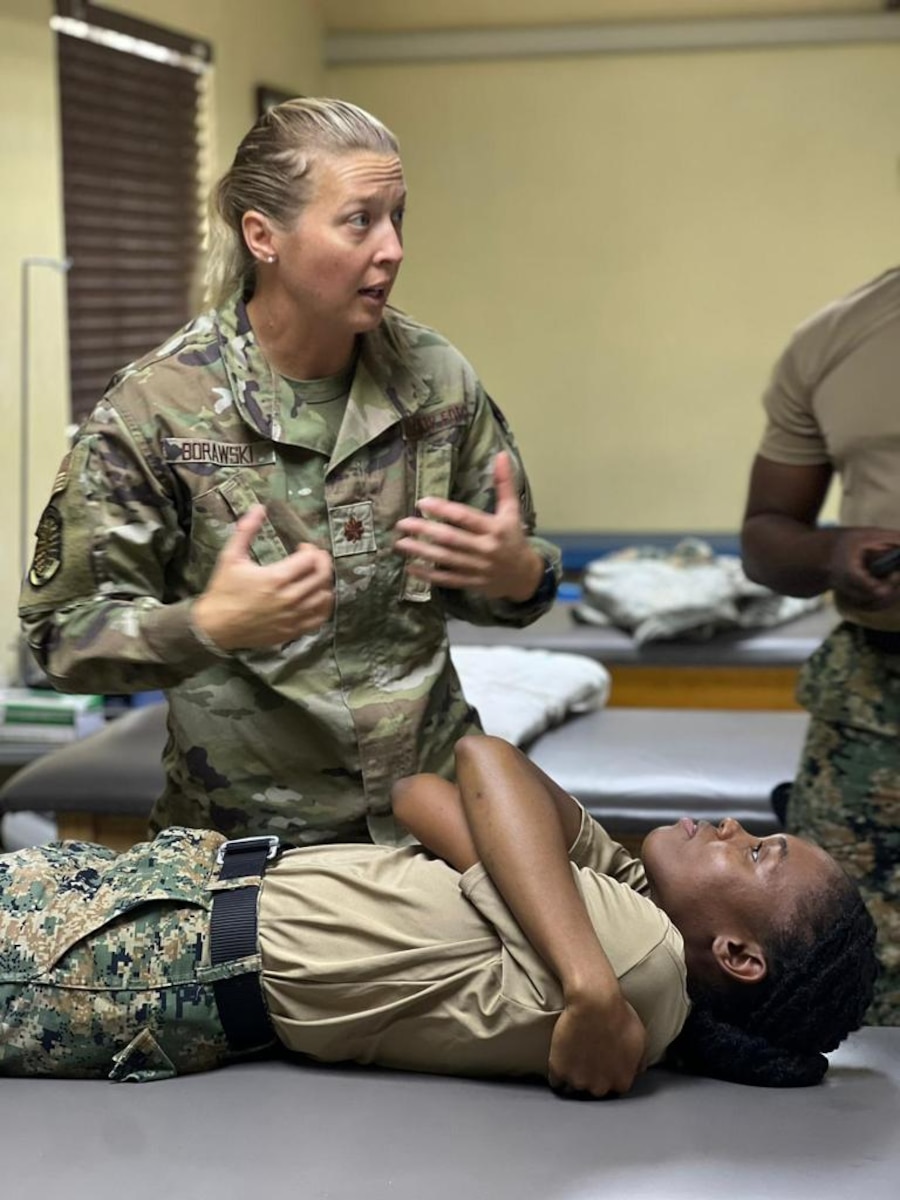 Embedded Health Engagement Team shared best practices to help boost Jamaica’s military medical readiness.