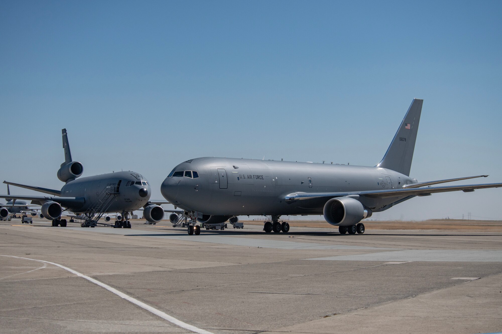 2nd KC-46A Pegasus arrives at Travis AFB