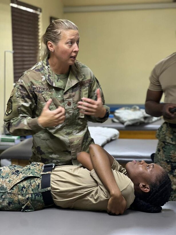 Embedded Health Engagement Team shared best practices to help boost Jamaica’s military medical readiness.