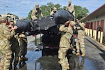 Florida National Guard Soldiers prepare for Hurricane Idalia search-and-rescue missions in Tallahassee, Fla., Aug. 29, 2023.