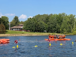 109 Aircrew completes water survival and emergency parachute training