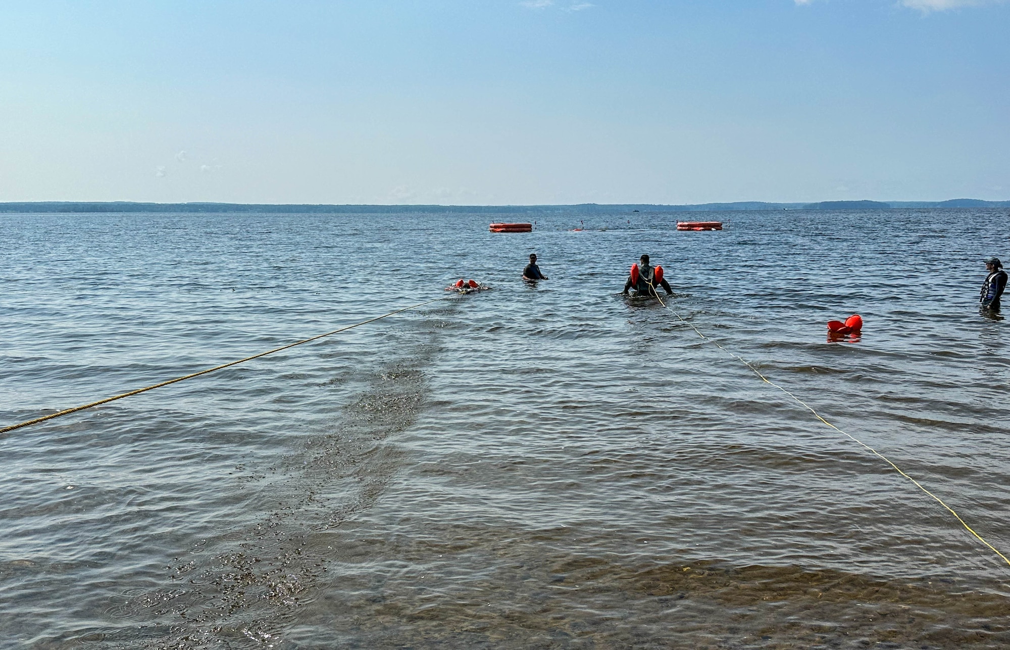 109 Aircrew completes water survival and emergency parachute training