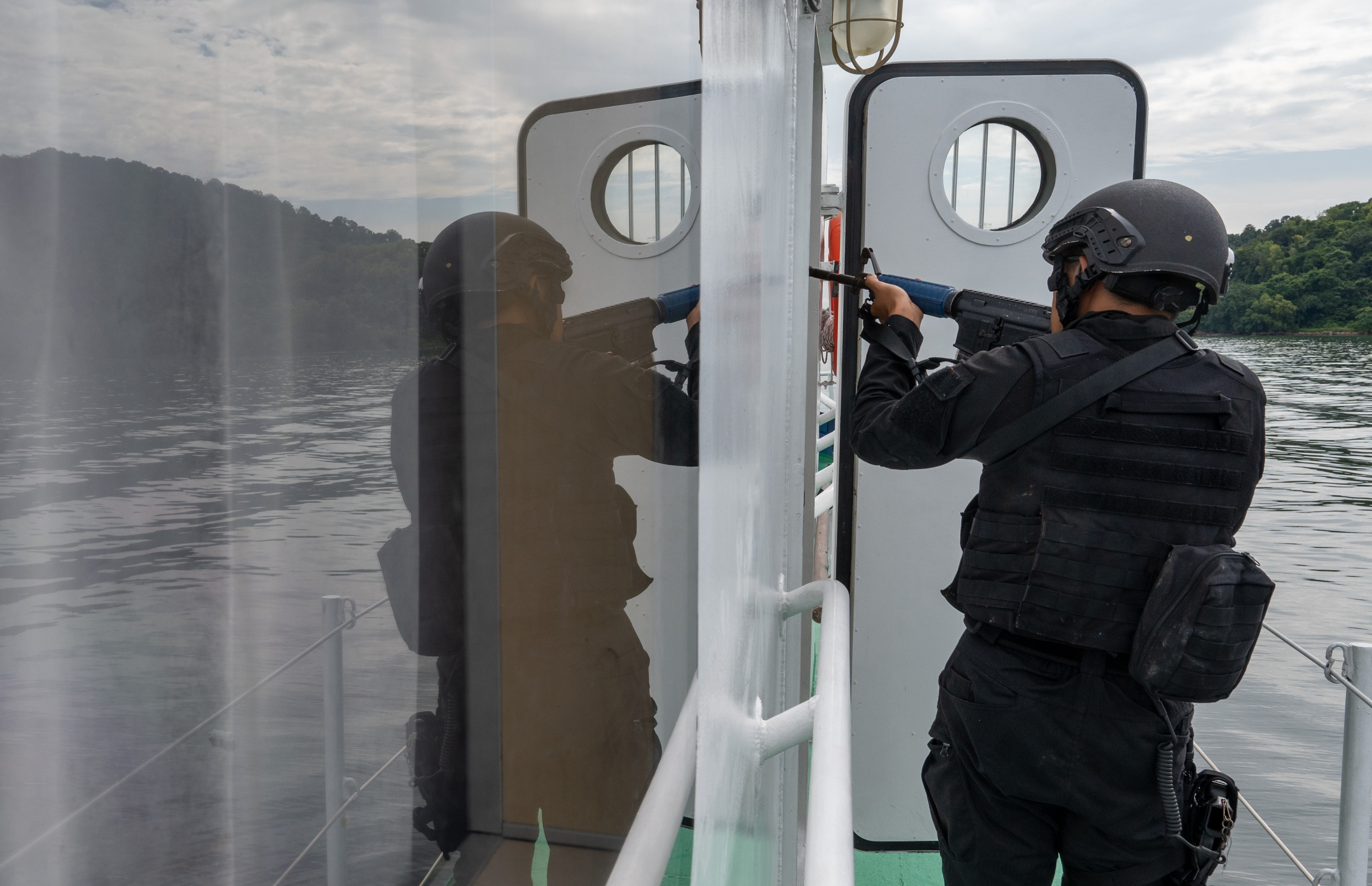 NSW, Royal Malaysian Police Maritime Force Conduct Joint Maritime Interdiction Operations