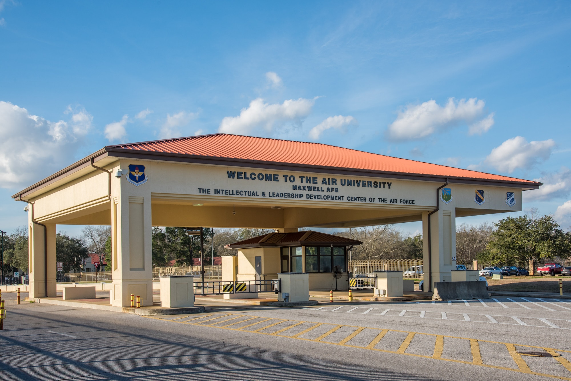 Maxwell Blvd. Gate on Maxwell AFB