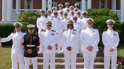 Naval Chaplaincy School (NCS) Basic Leadership Course, class graduation