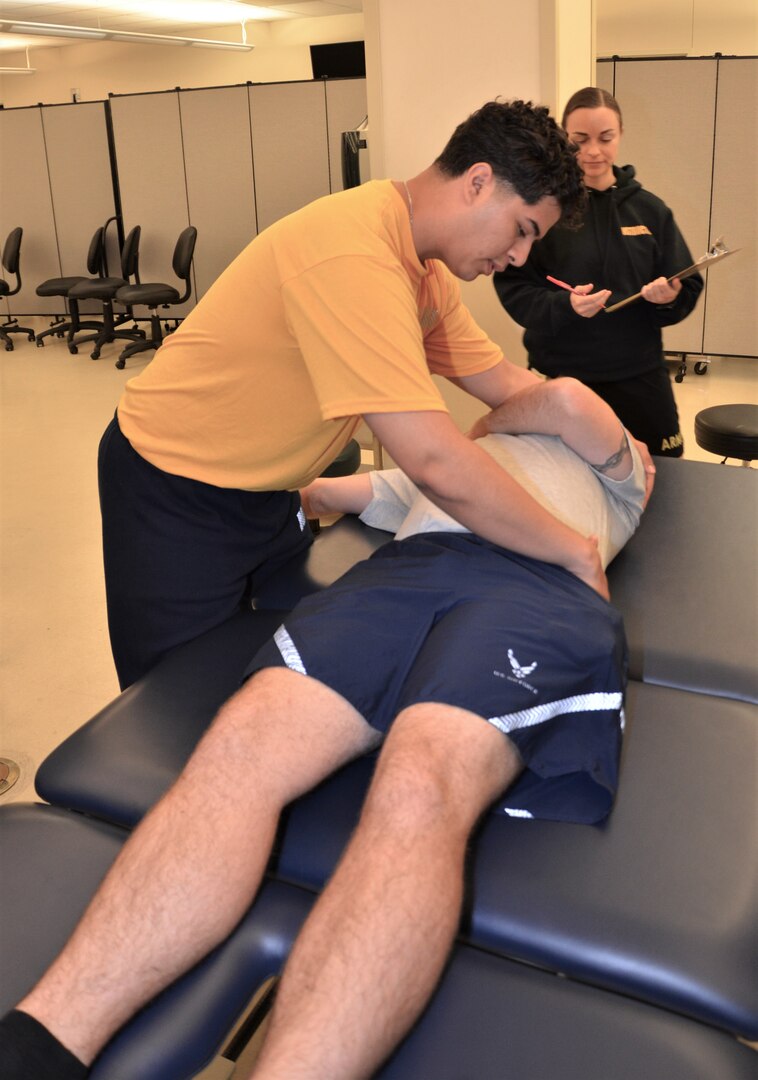 METC Physical Therapy Technician students conduct hands-on training