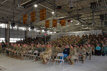 U.S. Air Force Col. Kenneth McGhee, 91st
Missile Wing commander, holds a
commander’s call at Minot Air Force Base,
North Dakota, Aug. 21, 2023. McGhee leads
more than 1,800 Air Force Airmen and
civilians in support of the Air Force Global
Strike Command’s land-based
Intercontinental Ballistic Missile mission.
(U.S. Air Force photo by Airman 1st Class
Alyssa Bankston)