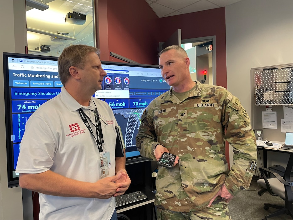 U.S. Army Corps of Engineers continue to support Hurricane Idalia.  The federal disaster relief mission is expected to operate in a challenging environment with the eminent arrival of Hurricane Idalia. U.S. Army Corps of Engineers, Jacksonville District deployed staff to the State of Florida Emergency Operations Center (EOC), the South Florida Water Management District EOC, and pre-positioned staff in several key locations to be prepared to begin recovery operations as soon as it is safe. We are working closely with local, state and federal officials to coordinate preparedness and response activities.