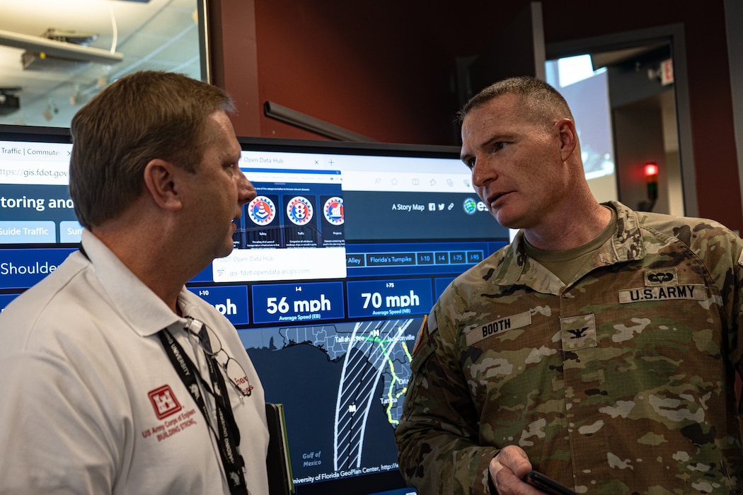 U.S. Army Corps of Engineers continue to support Hurricane Idalia.  The federal disaster relief mission is expected to operate in a challenging environment with the eminent arrival of Hurricane Idalia. U.S. Army Corps of Engineers, Jacksonville District deployed staff to the State of Florida Emergency Operations Center (EOC), the South Florida Water Management District EOC, and pre-positioned staff in several key locations to be prepared to begin recovery operations as soon as it is safe. We are working closely with local, state and federal officials to coordinate preparedness and response activities.