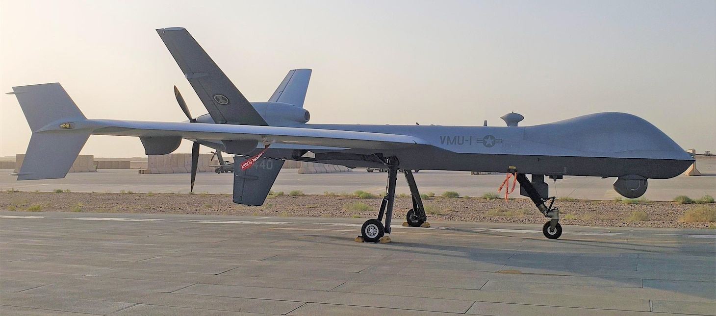 The Marine Corps recently received the first of eight MQ-9 Reapers, which was delivered under a joint contract with the Air Force.