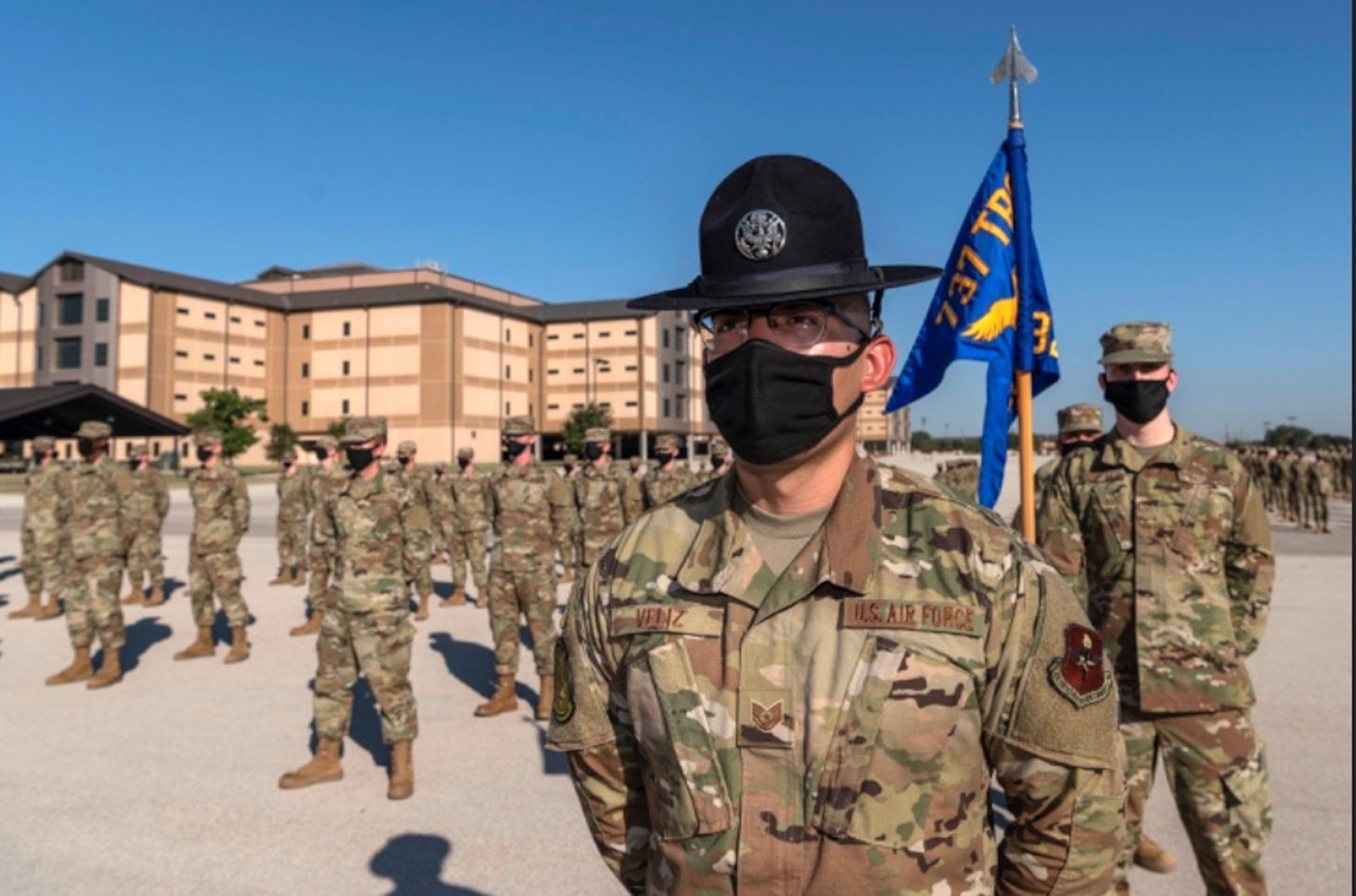 Military Training Instructor Technical Sergeant Diego Veliz