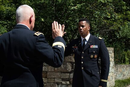 Congratulations to the newly promoted Lt. Col. Michael A. Cox, Jr., commander of the 372nd Military Police Battalion and the Command Action Group (CAG) chief for the commanding general of the District of Columbia Army National Guard.