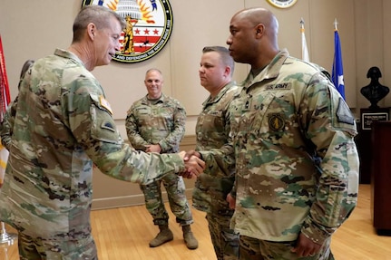 Gen. Daniel R. Hokanson, Chief of the National Guard Bureau, visits