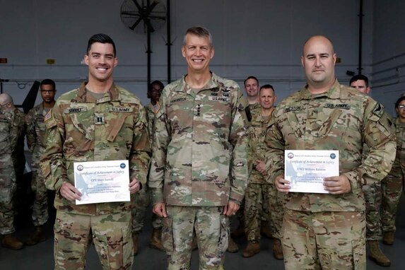 Gen. Daniel R. Hokanson, Chief of the National Guard Bureau, visits with the District of Columbia National Guard