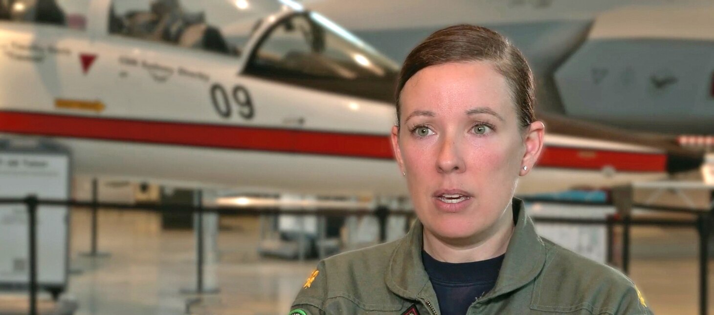 Lt. Cmdr. Amanda Lippert, Aeromedical Safety Officer, Naval Test Wing Atlantic