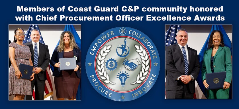 Members of Coast Guard C&P community honored with Chief Procurement Officer Excellence Awards