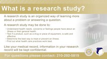 Research Study Information.