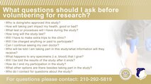 Research Study Information.