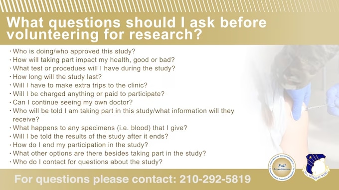 Research Study Information.