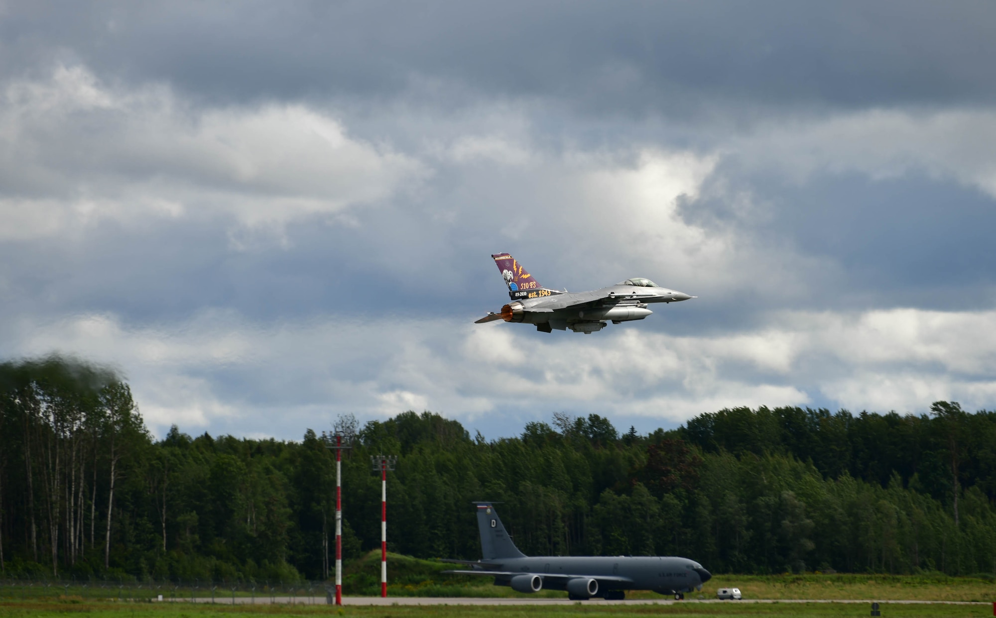 jet in the sky