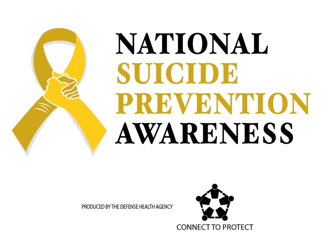 Graphic from the Defense Health Agency highlighting National Suicide Prevention Awareness Month