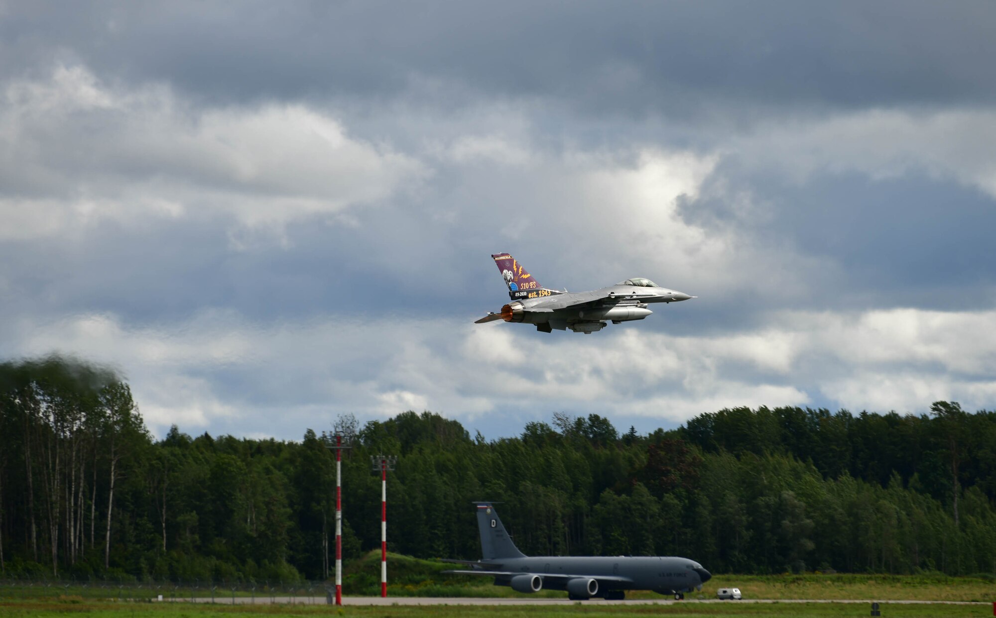 jet in the sky