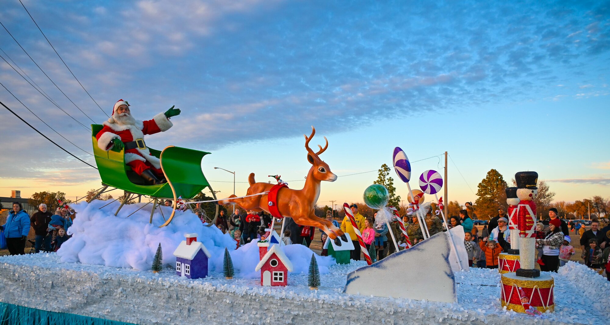 People in parade