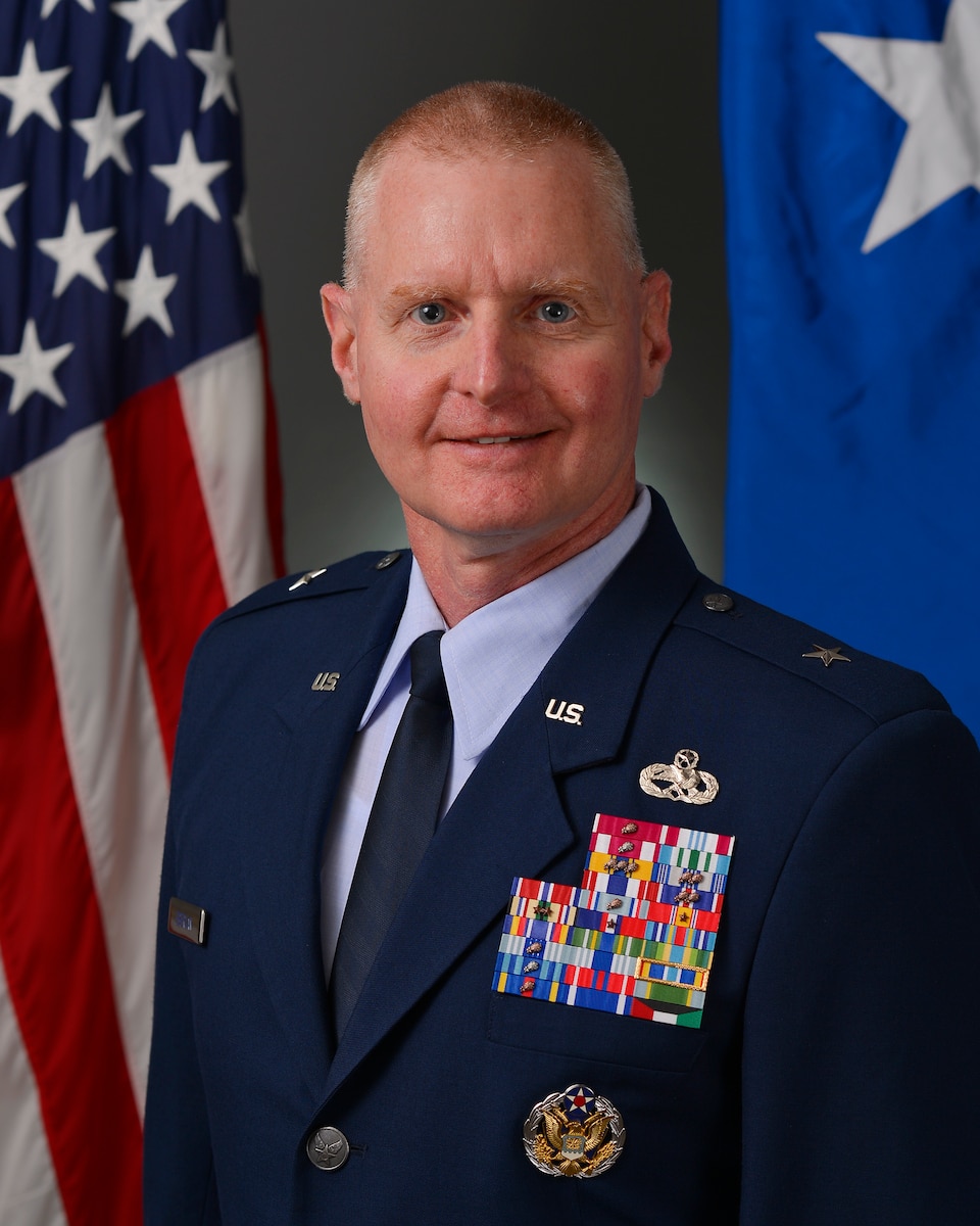 This is the official photo of Brig. Gen. Jon A. Eberlan.