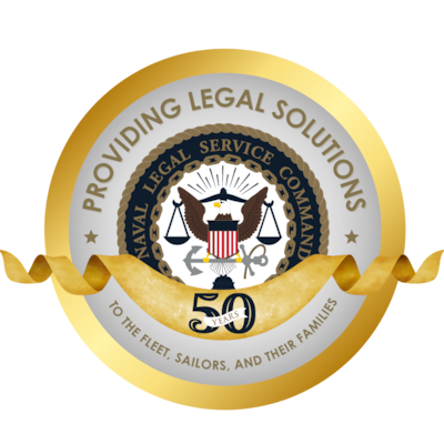 Naval Legal Service Anniversary Seal