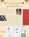 The Innovator, DLA R&D Fall 2023 Newsletter Page 1