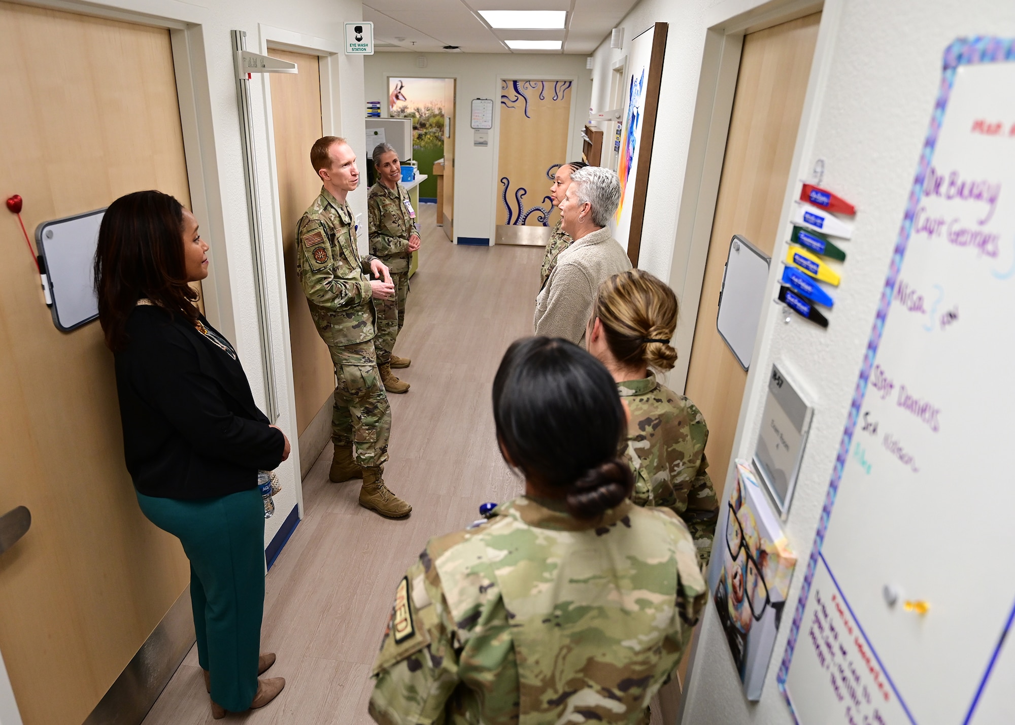 group touring medical spaces